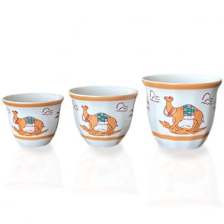 Ceramic Coffee Cup with Camel Pattern