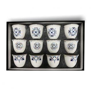CAWA COFFEE CUP OF DECALING DESIGN WITH GOLDEN RIM 003