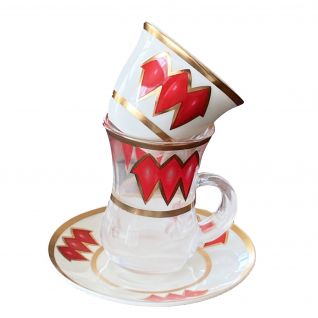 Coffee Set with Ink Design 002