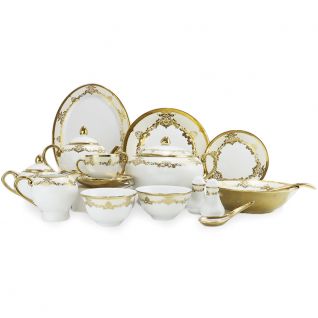 Dinner set with Golden Design 015