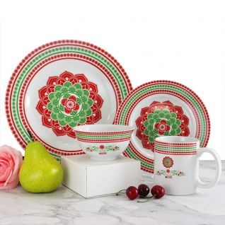 Dinner Set with Decal Design