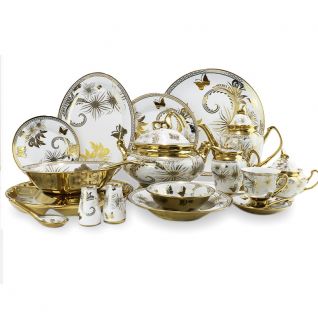 Dinner Set with Golden Design 020