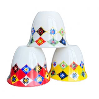 Factory High quality Coffee Cup Set Wholesales Vibrant Color Arabic Coffee Cup For Gift Finjan Color Glazing Espresso Coffee Cup Set 045