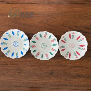 New Arrival Fine Porcelain Underglazing Saucer Wholesale Factory Arabic Coffee Saucer Set Traditional Middle Eastern Ceramic Saucers