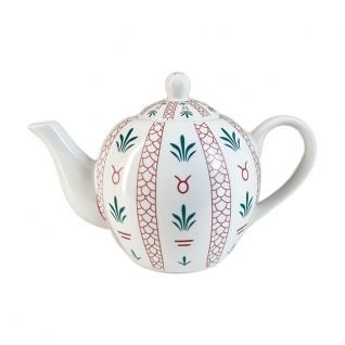 Factory Customized Fine Porcelain Arabic Tea Pot Set Hot-selling Porcelain Teapot For Gahwa And Tea Wholesale Modern Arabic Floral Design Teaware Set 003